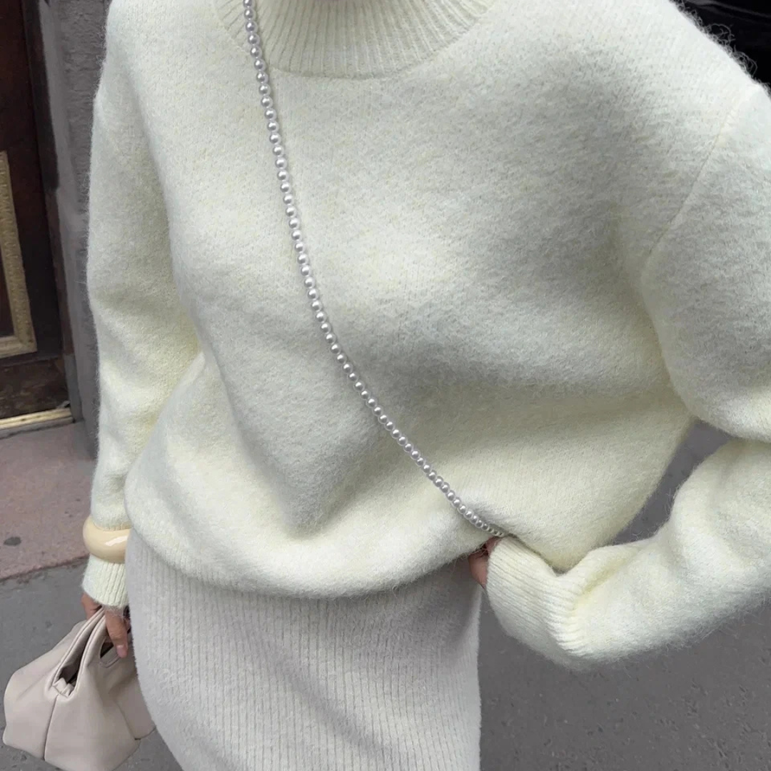 Pull Femme Col Rond Oversize